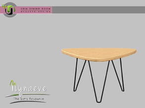 Sims 3 — Erin Coffee Table by NynaeveDesign — Erin Dining Room - Coffee Table Located in: Surfaces - Side Tables Price: