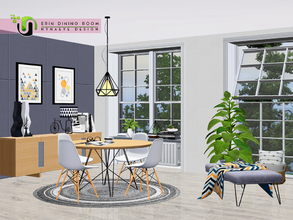 Sims 3 — Erin Dining Room by NynaeveDesign — Turn a small dining room into a focal point of your sim's house. The dining