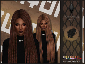 Sims 4 — Nightcrawler-Formation by Nightcrawler_Sims — NEW HAIR MESH T/E Smooth bone assignment All lods Ambient