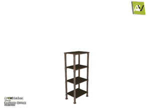 Sims 4 — Kaitlyn Industrial Shelf Long by ArtVitalex — - Kaitlyn Industrial Shelf Long - ArtVitalex@TSR, Jun 2018
