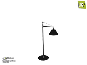 Sims 4 — Kaitlyn Industrial Floor Lamp by ArtVitalex — - Kaitlyn Industrial Floor Lamp - ArtVitalex@TSR, Jun 2018