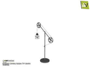 Sims 4 — Everett Industrial Floor Lamp by ArtVitalex — - Everett Industrial Floor Lamp - ArtVitalex@TSR, Jun 2018