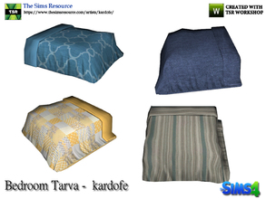 Sims 4 — kardofe_Bedroom Tarva_Blanket. by kardofe — Blanket to be placed on the bed, does not need tricks and the sim
