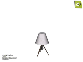 Sims 4 — Enfield Industrial Table Lamp by ArtVitalex — - Enfield Industrial Table Lamp - ArtVitalex@TSR, Jun 2018