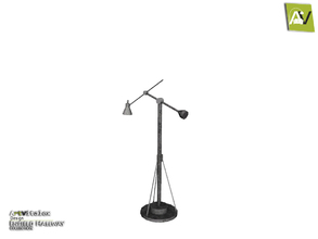 Sims 4 — Enfield Industrial Floor Lamp by ArtVitalex — - Enfield Industrial Floor Lamp - ArtVitalex@TSR, Jun 2018
