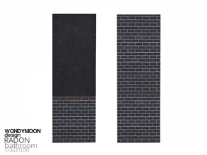 Sims 4 — Radon Wall by wondymoon — - Radon Bathroom - Wall - Wondymoon|TSR - Creations'2018