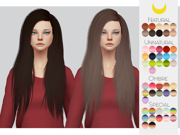 Sims 4 — Hair Retexture 90 - Stealthics Misery by Kalewa-a — -Comes in 50 swatches -Custom Thumbnail -Need's Mesh Enjoy!