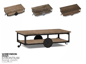 Sims 4 — Strontium Coffee Table by wondymoon — - Strontium Living Room - Coffee Table - Wondymoon|TSR - Creations'2018