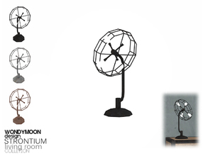 Sims 4 — Strontium Table Lamp by wondymoon — - Strontium Living Room - Table Lamp - Wondymoon|TSR - Creations'2018