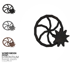 Sims 4 — Strontium Gear Wheels by wondymoon — - Strontium Living Room - Gear Wheels - Wondymoon|TSR - Creations'2018