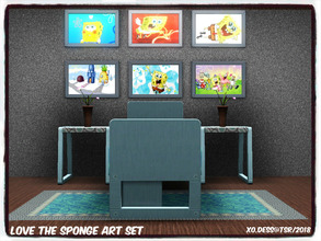 Sims 3 — Dess_Love The Sponge. SET* by Xodess — This set consists of two single files, each with three separate