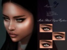 Sims 4 — Maliao Black Liquid Eyeliner by ANGISSI — *Base game *3 version - black color *HQ compatible *Works with all