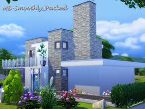Sims 4 — MB-Smoothly_Packed by matomibotaki — Modern family home, comfortable and chic, a touch of luxury and straight e