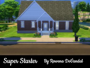 Sims 4 — Super Starter by Rowena DeVandal — Whether you're just starting out, or looking to start a family, this is the