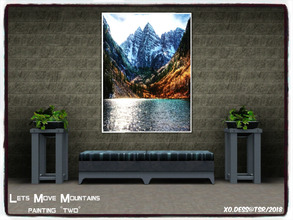 Sims 3 — Dess_Lets Move Mountains. II* by Xodess — This creation is a single file painting and it is part of my 'LETS