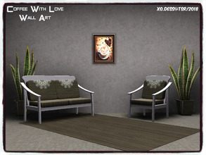 Sims 3 — Dess_Coffee With Love. wall art* by Xodess — This is a single file painting and it is part of the 'MORNING