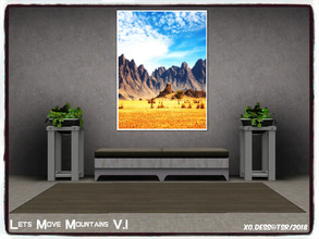 Sims 3 — Dess_Lets Move Mountains. I* by Xodess — This creation is a single file painting and it is part of my 'LETS MOVE