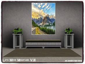 Sims 3 — Dess_Lets Move Mountains. III* by Xodess — This creation is a single file painting and it is part of my 'LETS