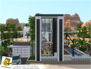 Sims 3 — Lobelia Uvera by Onyxium — On the first floor: Living Room | Dining Room | Kitchen | Bathroom | Garage On the