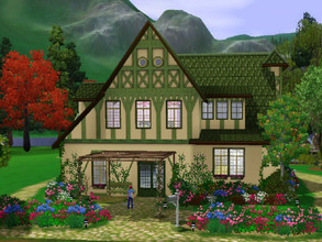 Sims 3 — Le Refuge by sgK452 — this home located in Hidden Springs, is ideal for resting, or entertaining friends in lush