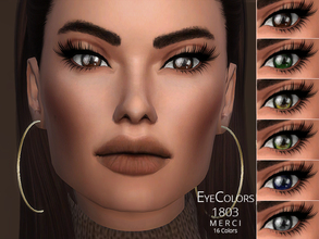 Sims 4 — Eyecolors 1803  by -Merci- — 16 Colors. All Genders. Face Paint category. Happy Feast of Ramadan! 