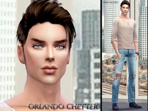 Sims 4 —  Orlando Chetter by Sims_House — Orlando Chetter Sim for Sims 4. Young, blue-eyed brunette. In order for the