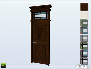 Sims 4 — Darton Door Glass 1x1 by Mutske — This door is part of the Darton Constructionset. Made by Mutske@TSR. 