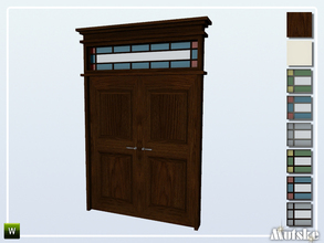 Sims 4 — Darton Door Glass Single 3x1 by Mutske — This door is part of the Darton Constructionset. Made by Mutske@TSR. 