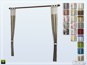 Sims 4 — Darton Illusion Shades Counter 2x1 by Mutske — This curtain is part of the Darton Constructionset. Made by