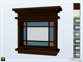 Sims 4 — Darton Window Privat Single 2x1 by Mutske — This window is part of the Darton Constructionset. Made by