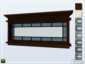 Sims 4 — Darton Window Privat Single 3x1 by Mutske — This window is part of the Darton Constructionset. Made by
