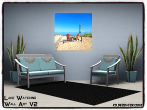 Sims 3 — Dess_Lake Watching. V2* by Xodess — This is a single file painting and it is part of my 'LAKE WEATHER' painting
