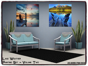 Sims 3 — Dess_Lake Weather. SETV2* by Xodess — This is a single file painting and it is part of my 'LAKE WEATHER'