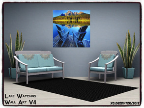 Sims 3 — Dess_Lake Watching. V4* by Xodess — This is a single file painting and it is part of my 'LAKE WEATHER' painting