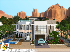 Sims 3 — Penstemon Scented by Onyxium — On the first floor: Living Room | Dining Room | Kitchen | Bathroom | Garage On
