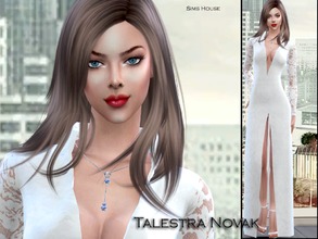 Sims 4 —  Talestra Novak by Sims_House — Talestra Novak Sim for Sims 4, the girl is creative and seductive). Do not
