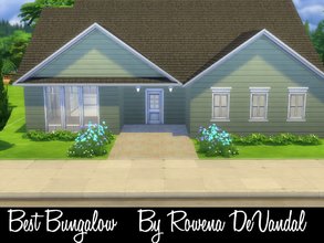 Sims 4 — Best Bungalow by Rowena DeVandal — If you're looking for a house that's priced just right, this is the one for