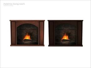 Sims 4 — [Palermo living] - fireplace by Severinka_ — Fireplace From the set 'Palermo living room' Build / Buy category: