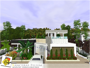 Sims 3 — Xanceras Filium by Onyxium — On the first floor: Living Room | Dining Room | Kitchen | Bathroom | Adult Bedroom