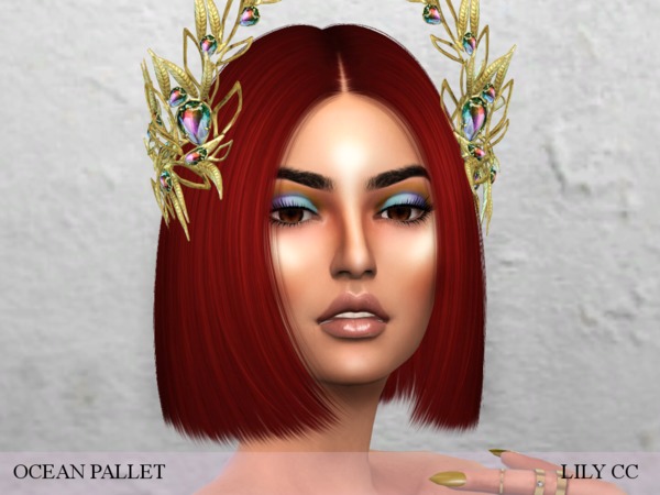 Sims 4 — lily cc | Ocean Pallet | by lily_cc — *10 swatches *custom thumbnail
