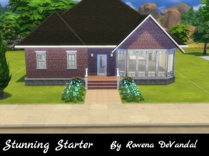 Sims 4 — Stunning Starter by Rowena DeVandal — If you're looking for a place to start your life, this is the place for