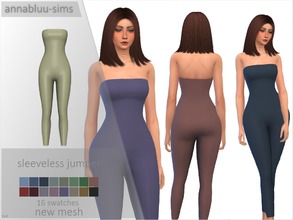 Sims 4 — Annabluu's Sleeveless Jumper by annabluu — Base Game Compatible For females, Teen to Elder HQ Compatible Shadow,