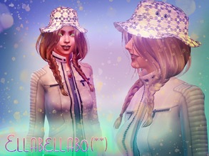 Sims 4 — Buckethat by: Ellabellab0 by Ellabellab0 — A retexture and remodel of a base game hidden objeckts hat, in 12