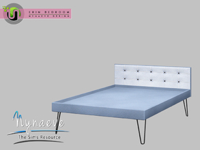 Sims 3 — Erin Bedroom - Bedframe by NynaeveDesign — Erin Bedroom - Bedframe Mix and Match it with the Erin Bedding.