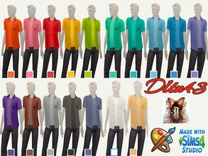 Sims 4 — Paw Print Pocket Layerd Shirt (req Perfect Patio) by dltn43 — Today I bring to you a shirt I mashed together