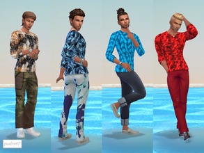 Sims 4 — men's sweater by padry67 —  they are four men's wool sweaters to face the rigors of winter.