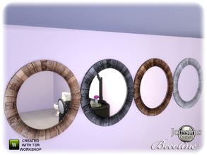 Sims 4 — becotine bathroom round wall mirror by jomsims — becotine bathroom round wall mirror