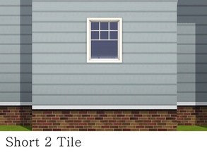 Sims 3 — MZ_Warm Winters Window 2 Tile Short by missyzim — A shorter 2 tile version of the University Warm Winters