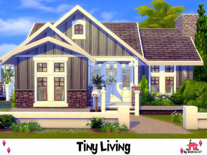 Sims 4 — Tiny Living - Nocc by sharon337 — Tiny Living is a Small Home built on a 20 x 20 lot. Value $93,125 It has 1