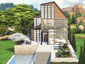 Sims 4 — The Small Loft by hoanglap — A modern small loft design, suitable for those who loves playing small houses No cc